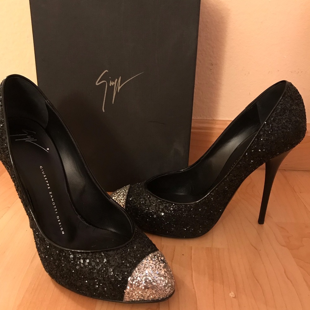 Giuseppe Zanotti Design Zadina 105 Glitter Nero
